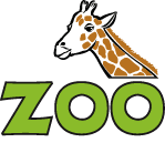 VA Zoo logo full color reversed